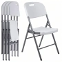 Комплект 4 броя сгъваеми кетъринг столове за градина и събития - удобни и издръжливи, снимка 7