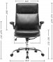 Ергономичен офис стол с мека седалка и облегалка 3287-BK, снимка 8