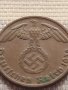 Монета 1 райхсфенинг 1938г. Германия Трети Райх с СХВАСТИКА за КОЛЕКЦИЯ 37770, снимка 6