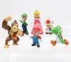 Комплект 6бр фигурки Супер Марио Super Mario Bros, снимка 3