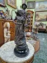 Прекрасна антикварна колекционерска френска фигура статуетка композиция , снимка 5