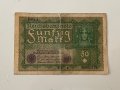 Банкнота 50 марки, 1919 г., снимка 1 - Нумизматика и бонистика - 26590360