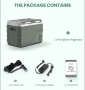 Продавам преносим компресорен мини хладилник-фризер 12/24V DC 100-240V AC Alpicool  40L, снимка 7