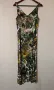 Дълга лятна рокля на листа джунгла  M L размер, снимка 2