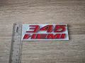 345 HEMI червена емблема, снимка 3