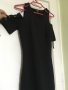 Чисто нова черна рокля по тялото, размер XS, снимка 3