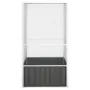 vidaXL Клетка за птици антрацит 111x107x211,5 см поцинкована стомана, снимка 3