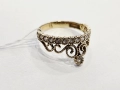Златен пръстен 2.14гр 04617-25, снимка 2