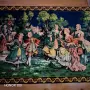 Голям винтидж кавьор, килим за стена френски Барок. , снимка 4