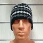 Нова зимна шапка MAREX с плетка на райета, снимка 2