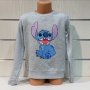 Нова детска ватирана блуза с дълъг ръкав Стич (Stitch) в сив цвят, снимка 6
