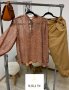 Уникално съчетан дамски комплект от 3 части- риза, панталон и мини чанта, М р-р, снимка 17
