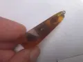 стара голяма, кехлибарена висулка, снимка 9