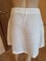 Бяла ленена пола Benetton, размер 38, снимка 4