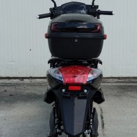 Електрически скутер My Force черен цвят с регистрация и багажник, снимка 2 - Мотоциклети и мототехника - 37027568