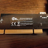 CSL 19738 RR580 CSL 19738 USB 2.0 4+1 PCI контролер НОВО, снимка 2 - Други - 39410711