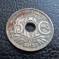 Стара монета 25 сантима 1930 г. Франция- топ !, снимка 4 - Нумизматика и бонистика - 42219582