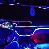 Монтаж на амбиентно осветление за автомобили. Car ambient light , снимка 3 - Аксесоари и консумативи - 40441222