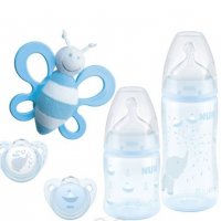 NUK Комплект за новородено BLUE, снимка 2 - Прибори, съдове, шишета и биберони - 30259170