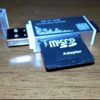 Мулти четец за мемори карти -Multi Memory Card Reader, снимка 3 - USB Flash памети - 30421912