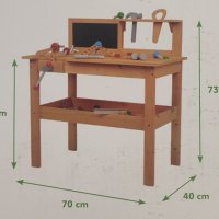 Нова детска работна маса с 44 части / р-р: 70х73х40 см, снимка 4 - Образователни игри - 42722836