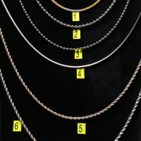 Ланец синджир от медицинска стомана, снимка 5 - Колиета, медальони, синджири - 28545848