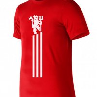 Мъжки и Детски тениски Манчестър Юнайтед / Manchester United Stripes., снимка 1 - Спортни дрехи, екипи - 19010566