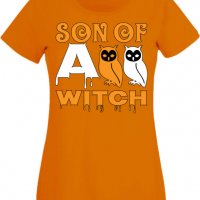 Дамска тениска Son Of A Witch 1,Halloween,Хелоуин,Празник,Забавление,Изненада,Обичаи,, снимка 8 - Тениски - 38138197