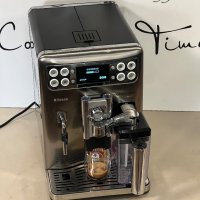 Кафемашина кафе автомат Saeco exprelia evo с гаранция, снимка 1 - Кафемашини - 42739142