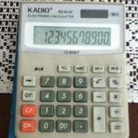 Калкулатор Kadio KD-812V, снимка 2 - Друга електроника - 30558387