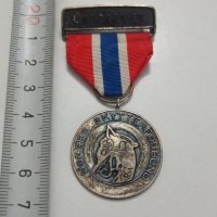 норвежки сребърен медал с маркировка , снимка 5 - Антикварни и старинни предмети - 42138642
