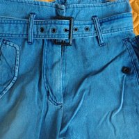 Pause jeans - дамски дънкови потури, S, снимка 2 - Панталони - 42674364