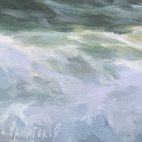Картина Бурно море от Анатолий Панагонов , снимка 2 - Картини - 32100056