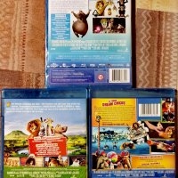 Мадагаскар 1-3 Blu Ray бг аудио и суб, снимка 2 - Blu-Ray филми - 39365533