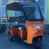 Електрическа триколка с таван MaxMotors 2000W/60V/20AH - ORANGE, снимка 2 - Мотоциклети и мототехника - 38054078