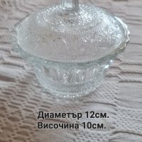 Чиния, стъклени купа и захарница, стъкл. форма за чизкейк,огнеопорен съд за топло/студено сервиране, снимка 4 - Съдове за готвене - 39900087