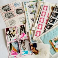 лот блок пощенски марки от 60-70 год., снимка 1 - Филателия - 31979134