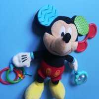 Бебешка играчка Мики Маус, за количка или легълце, снимка 7 - Плюшени играчки - 38316818