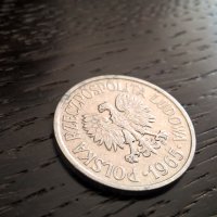 Монета - Полша - 20 гроша | 1965г., снимка 2 - Нумизматика и бонистика - 32066309