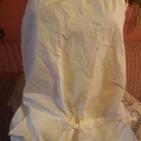 DKNY Бял Гащиризон с двойни джобчета, снимка 1 - Гащеризони - 33812207