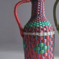 Плетена дамаджана, бутилка, снимка 1 - Други стоки за дома - 10670900