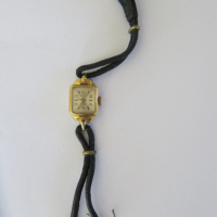 Рядък дамски механичен ретро часовник Jodar, incabloc, 17 rubies, позлатен, снимка 2 - Мъжки - 44696312
