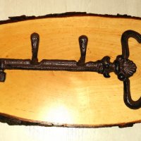 Закачалка от дърво (дървена закачалка) за механа в битов / винтидж стил, снимка 1 - Декорация за дома - 29806529