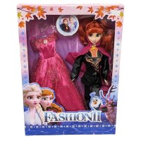 Комплект Кукла Анна с рокля, Frozen Код: 62378-1, снимка 1 - Кукли - 44183941