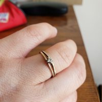 Sofia - Antwerpen пръстен с брилянт / диамант, снимка 7 - Пръстени - 40831575