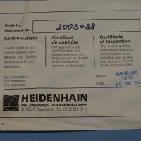 четяща глава HEIDENHAIN LIDA 19P/40 Linear Reader Head Endcoder, снимка 5 - Резервни части за машини - 37710077