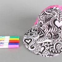 Шапка за оцветяване -креативен комплект, снимка 2 - Шапки, шалове и ръкавици - 42717521