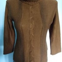 Вълнен пуловер / поло с плетеници "G.Point", снимка 3 - Блузи с дълъг ръкав и пуловери - 16305457