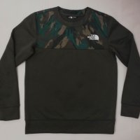 The North Face Camouflage Sweatshirt оригинално горнище ръст 147-158см, снимка 1 - Детски анцузи и суичери - 38920864