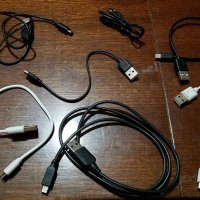 Micro USB кабели за телефон 7 броя, снимка 1 - USB кабели - 30756219